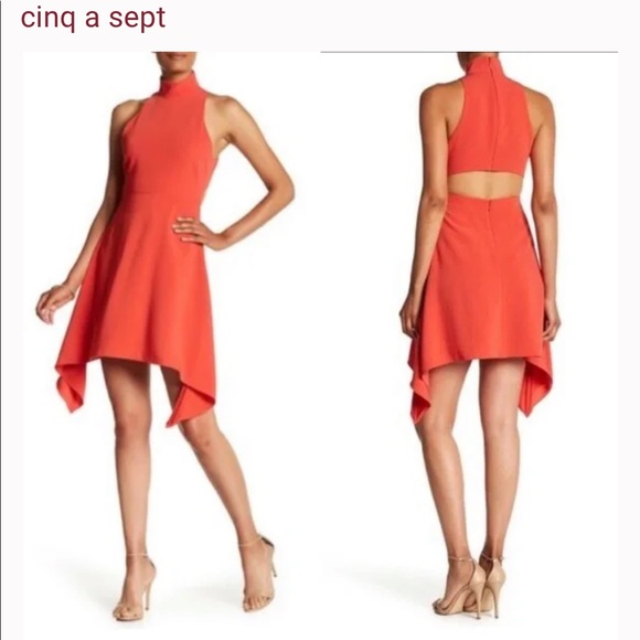 NWT Cinq a Sept Julia dress in color aura Sz 8 original $395 - Picture 5 of 10
